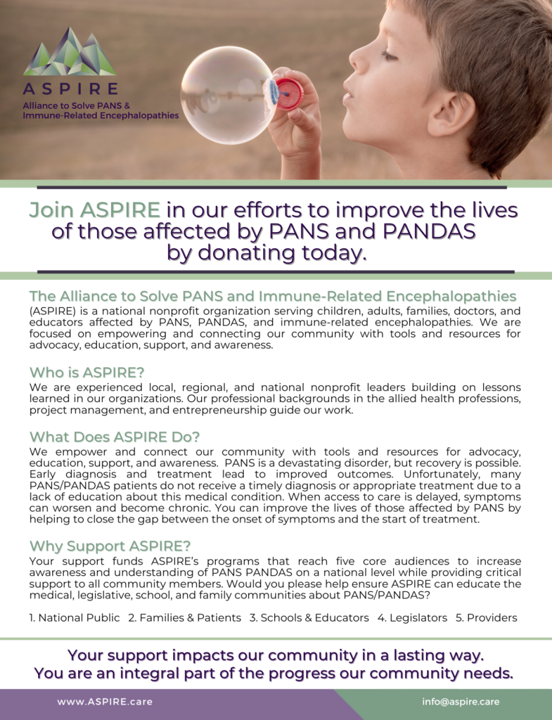 ASPIRE Fundraising One Sheet