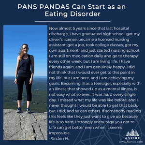 Kirsten N PANS PANDAS Personal Story ASPIRE