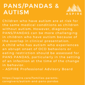 PANS PANDAS Autism Advisory board ASPIRE