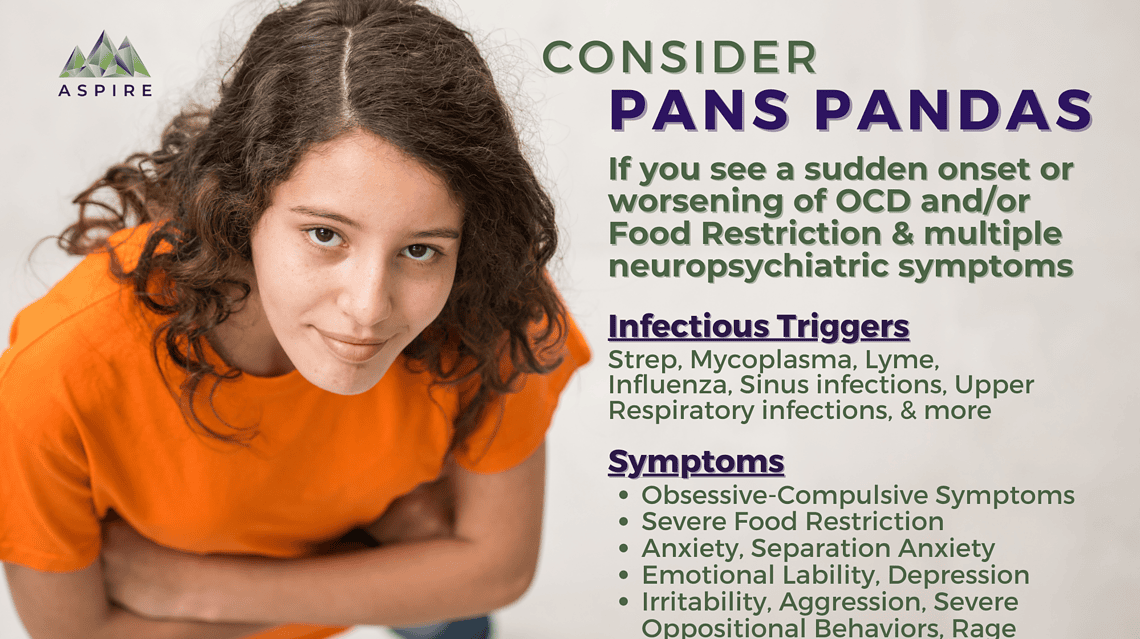 Flyer/Poster – Consider PANS PANDAS  – Triggers & Symptoms