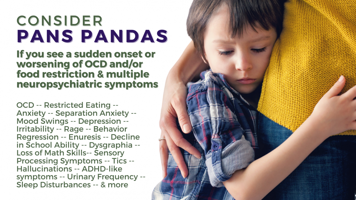 Flyer/Poster – PANS PANDAS symptoms (version #2)