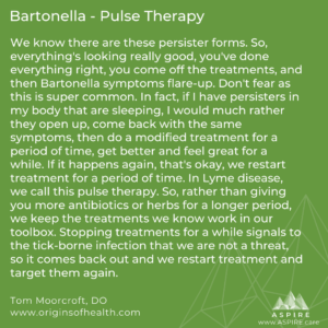 Bartonella - Pulse Therapy ASPIRE Moorcroft