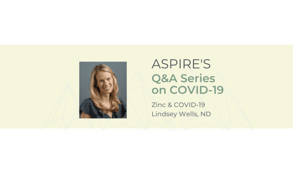 zinc wells covid aspire