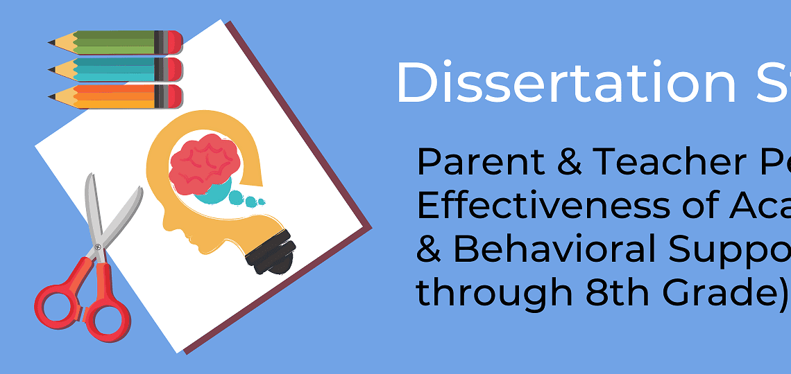 Parent & Teacher Perspectives on Effectiveness of Academic Accommodations & Behavioral Supports for Students with PANS PANDAS