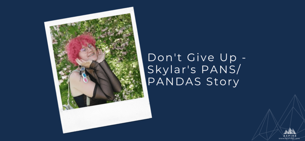 Don't Give Up - Skylar's PANS PANDAS Story cvr