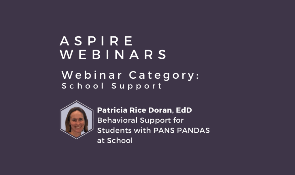 Doran School Support PANS PANDAS Aspire wb