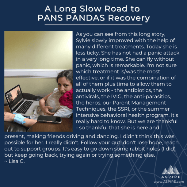 A Long Slow Road to PANS PANDAS Recovery Aspire