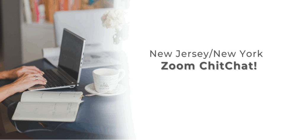 NY NJ Zoom chitchat pans pandas aspire support