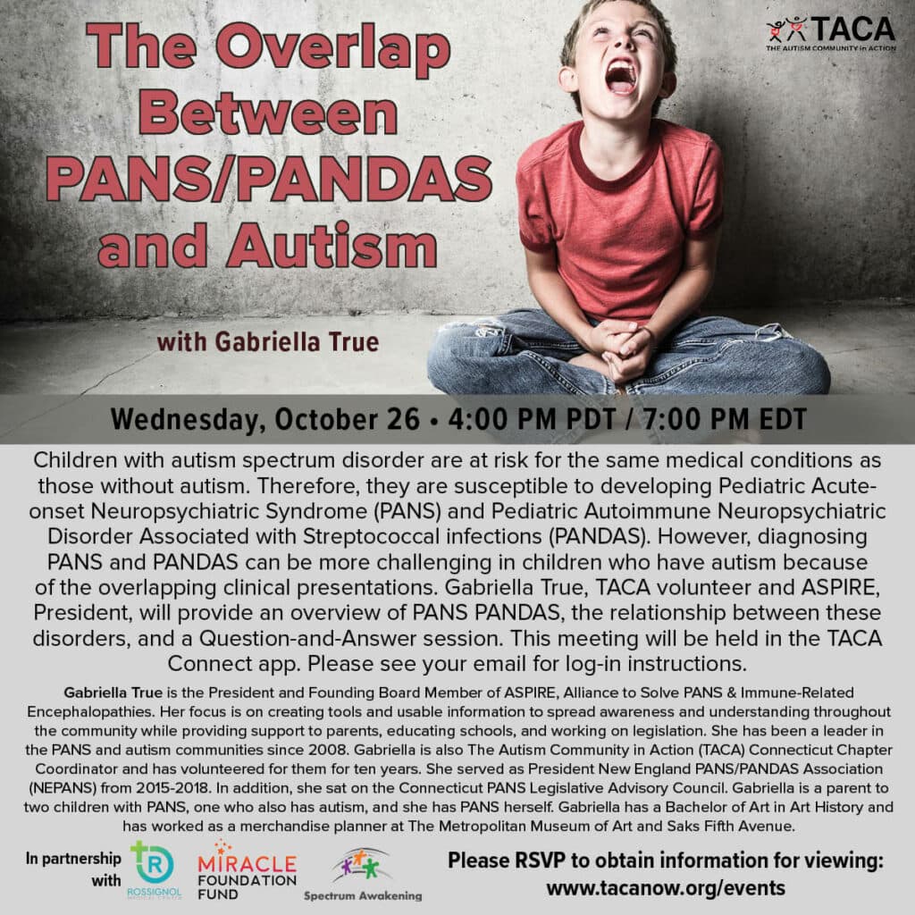 The Overlap Between PANS/PANDAS And Autism - Aspire