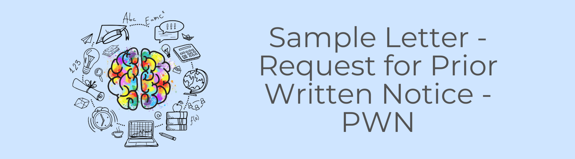 Sample Letter - Request for Prior Written Notice - PWN aspire pans pandas