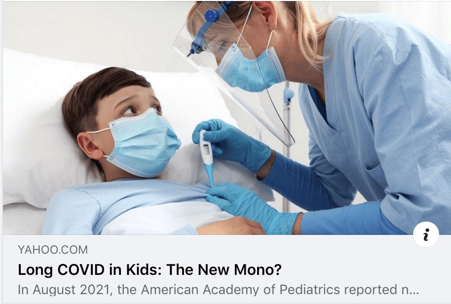 Long COVID in Kids: The New Mono?