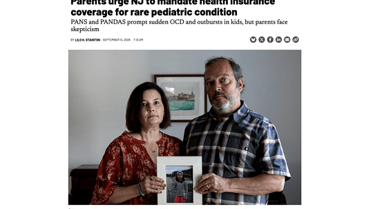 Parents urge NJ to mandate health insurance coverage for rare pediatric condition