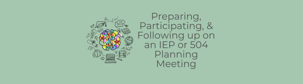 cvr Prep plan FU IEP 504 aspire pans pandas