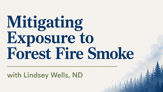 Mitigating Exposure to Forest Fire Smoke with Lindsey Wells, ND