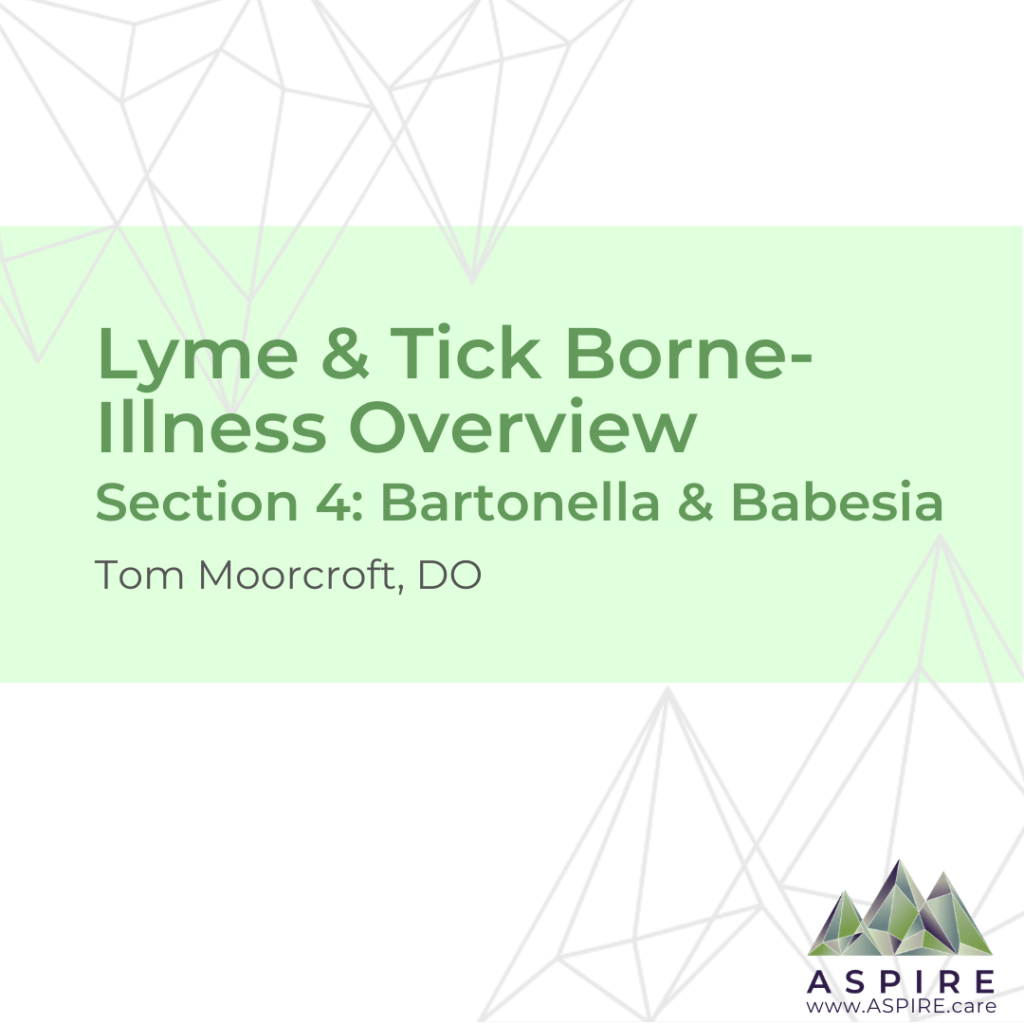 moorcroft bartonella babesia coinfection tick aspire