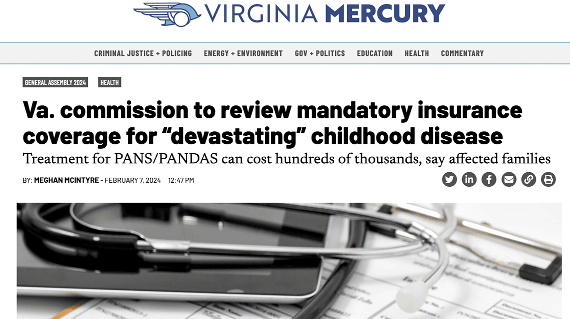 Va. commission to review mandatory insurance coverage for “devastating” childhood disease