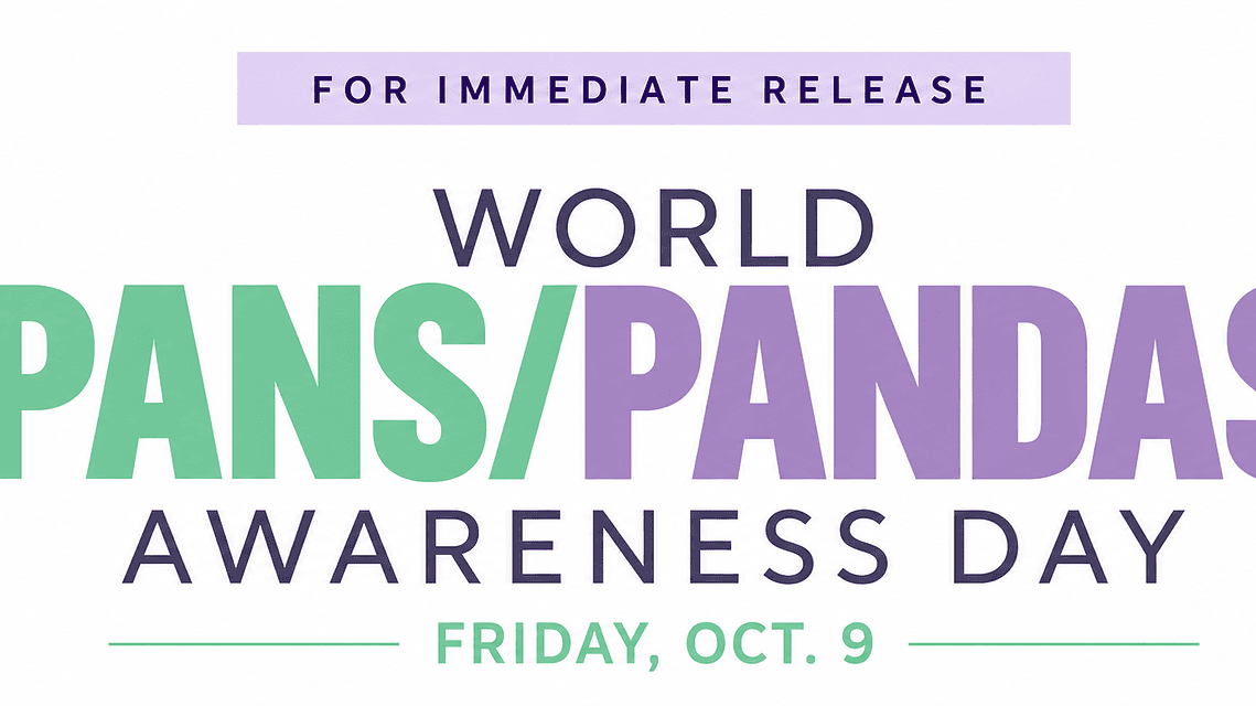 GLOBAL LANDMARK LIGHTING CAMPAIGN TO ILLUMINATE   WORLD PANS/PANDAS AWARENESS DAY ON FRIDAY, OCT. 9
